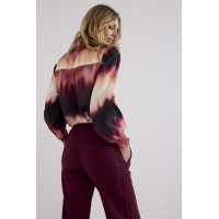 Tramontana Blouse Autumn Tie Dye Pomegranate